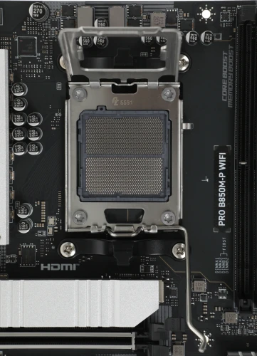 Материнская плата MSI PRO B850M-P WIFI SocketAM5 AMD B850 4xDDR5 mATX AC`97 8ch(7.1) 5Gigabit RAID+HDMI+DP