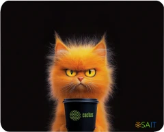 Коврик для мыши Cactus Red Cat 220x180x2мм (CS-MP-P11XS)