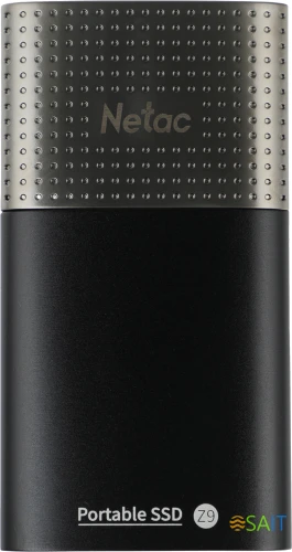 Накопитель SSD Netac USB-C 500Gb NT01Z9-500G-32BK Z9 1.8" черный