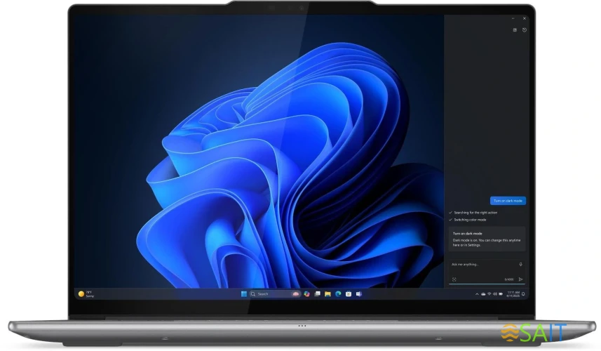 Ноутбук Lenovo Yoga Pro 7 14IAH10 Core Ultra 7 255H 32Gb SSD1Tb Intel Arc 140T 14.5" OLED Touch 3K (3000x1876) Windows 11 Home grey WiFi BT Cam (83KF002KRK)
