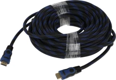 Кабель соединительный аудио-видео Premier 5-813BL HDMI (m)/HDMI (m) 20м. феррит.кольца черный/синий (5-813BL 20.0)