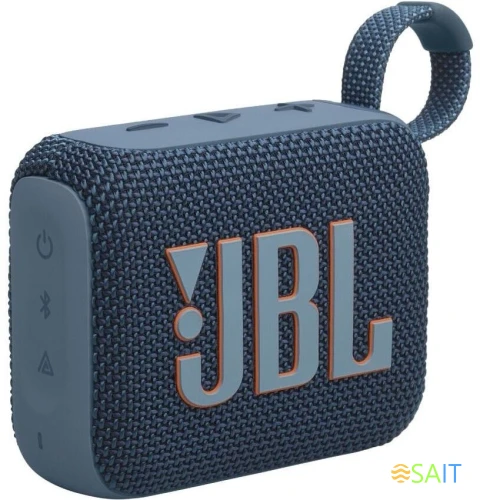 Колонка порт. JBL GO 4 синий 4.2W 1.0 BT 850mAh (JBLGO4BLU)