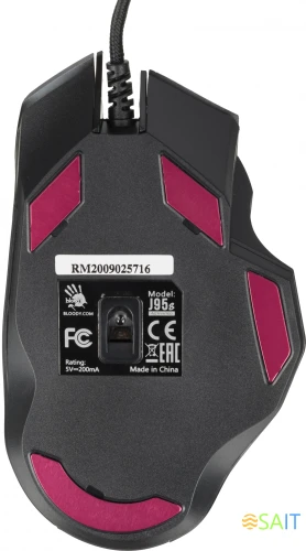 Мышь A4Tech Bloody J95s серый оптическая 8000dpi USB3.0 9but (J95S GREY)