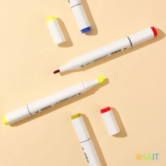 Набор маркеров для скетчинга Deli E70803-36 Color Emotion 11мм 150мм трехгр. двойной пиш. наконечник 1-7мм 36цв. ассорти пластиковая коробка (36шт.)