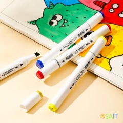 Набор маркеров для скетчинга Deli E70803-36 Color Emotion 11мм 150мм трехгр. двойной пиш. наконечник 1-7мм 36цв. ассорти пластиковая коробка (36шт.)