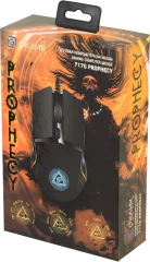 Мышь Оклик 717G PROPHECY черный оптическая 8000dpi USB для ноутбука 6but (1465495)