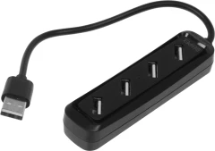 Разветвитель USB 2.0 BPH-1729 4порт. черный