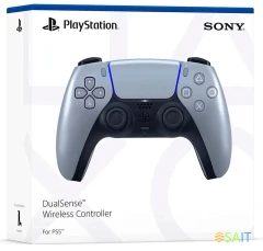 Геймпад Беспроводной PlayStation DualSense серебристый для: PlayStation 5 (CFI-ZCT1W)