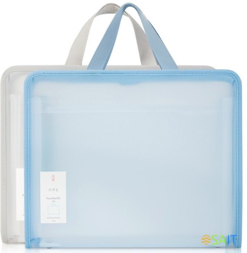 Папка-портфель Deli 72562 13 отдел. A4 полипропилен ассорти