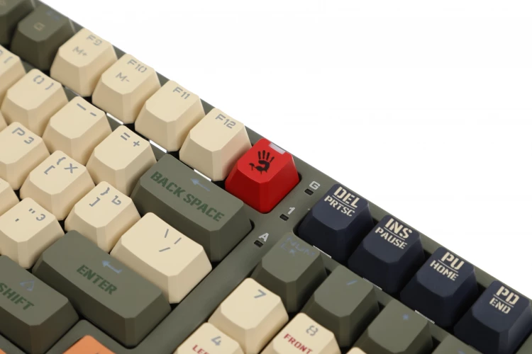 Клавиатура A4Tech Bloody S98 Aviator механическая зеленый USB for gamer LED (S98 AVIATOR)