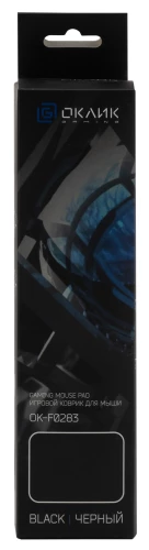 Коврик для мыши Оклик OK-F0283 Мини черный 280x225x3мм