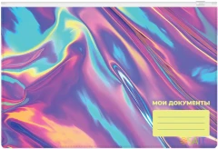 Папка на молнии ZIP Silwerhof OIL A5+ ПВХ 0.25мм