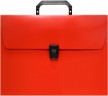 Портфель Бюрократ -BPP01RED 1 отдел. A4 пластик 0.7мм красный