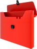 Портфель Бюрократ -BPP01RED 1 отдел. A4 пластик 0.7мм красный