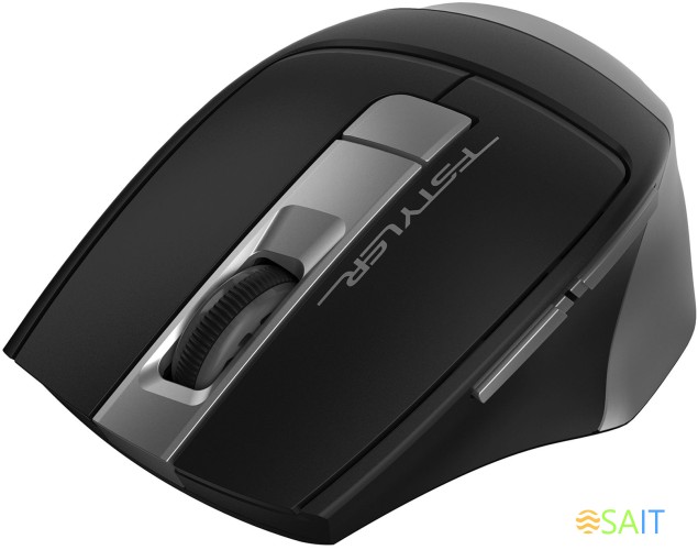 Мышь A4Tech Fstyler FG35S серый/черный оптическая 2000dpi silent беспров. USB 5but (FG35S USB GREY)