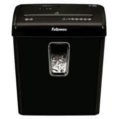 Шредер Fellowes® Powershred® P-30C, DIN P-4, 4х34 мм, 6 лст., 15 лтр. Fellowes FS-60081