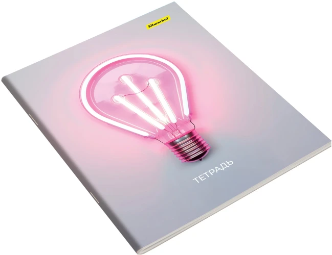 Набор тетрадей Silwerhof 48л. клет. A5 Нежность 4диз. мел.карт. вод.лак скрепка (упак.:4шт)