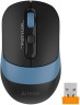 Мышь A4Tech Fstyler FB10CS черный/синий оптическая 2000dpi silent беспров. BT/Radio USB 4but (FB10CS USB ASH BLUE)