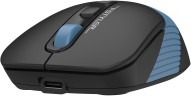 Мышь A4Tech Fstyler FB10CS черный/синий оптическая 2000dpi silent беспров. BT/Radio USB 4but (FB10CS USB ASH BLUE)