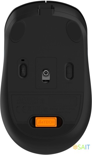 Мышь A4Tech Fstyler FB10CS черный/синий оптическая 2000dpi silent беспров. BT/Radio USB 4but (FB10CS USB ASH BLUE)