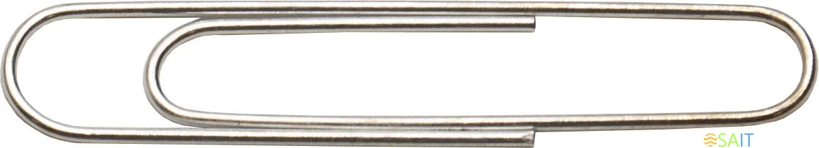 Скрепки Silwerhof 491037 металл оцинкованные 50мм (упак.:100шт) картонная коробка