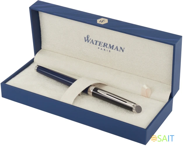 Ручка роллер Waterman Hemisphere Colour Blocking (2202849) черн/синий F черн. черн. подар.кор.