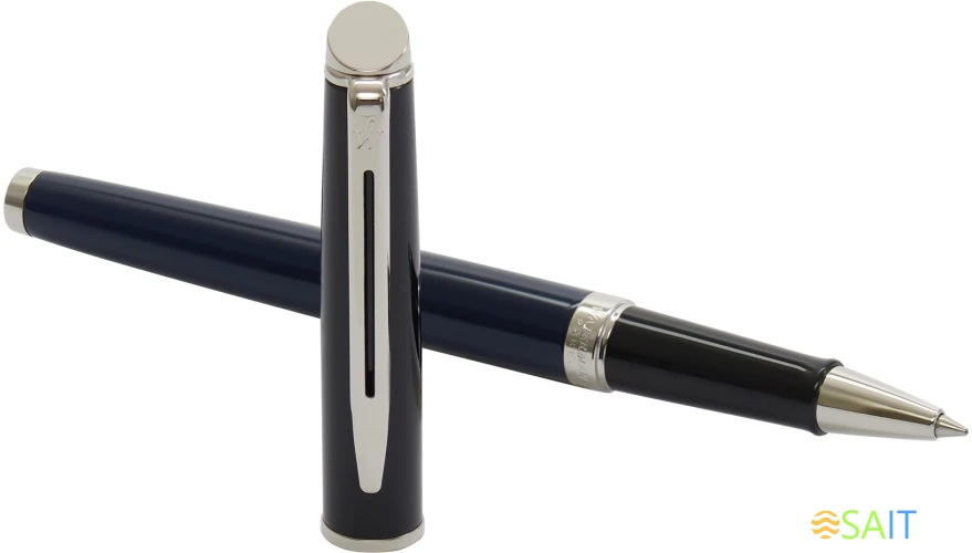 Ручка роллер Waterman Hemisphere Colour Blocking (2202849) черн/синий F черн. черн. подар.кор.