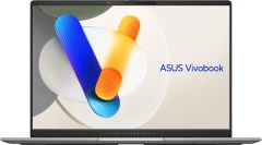 Ноутбук Asus VivoBook S14 OLED M5406WA-QD127 Ryzen AI 9 365 24Gb SSD1Tb AMD Radeon 880M 14" OLED WUXGA (1920x1200) noOS silver WiFi BT Cam (90NB14P1-M007L0)