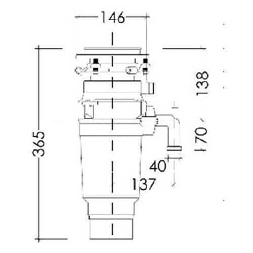 Измельчитель отходов Kuppersberg Kuppersberg WSS 550 B