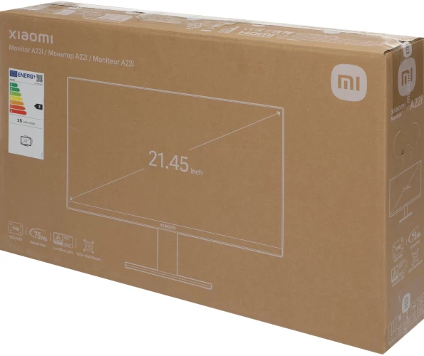 Монитор Xiaomi 21.45" Monitor A22i черный VA LED 6ms 16:9 HDMI матовая 250cd 178гр/178гр 1920x1080 75Hz VGA FHD 2.2кг