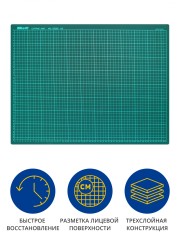 Подкладка для резки Kw-Trio 9Z202 A2 600x450мм зеленый