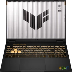Ноутбук Asus TUF Gaming F16 FX608JP-RV019 Core i5 13450HX 32Gb SSD1Tb NVIDIA GeForce RTX 5070 8Gb 16" IPS WUXGA (1920x1200) без ОС grey WiFi BT Cam (90NR0MJ1-M00110)