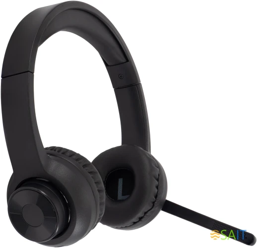 Наушники с микрофоном Оклик HS-M310 черный 1.5м накладные BT оголовье (1978706)