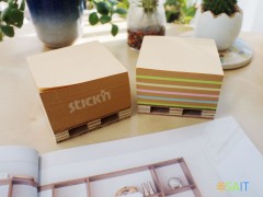 Блок самоклеящийся бумажный Stick`n 21816 76x76мм 400лист. коричневый Kraft Notes &quot;палета&quot;