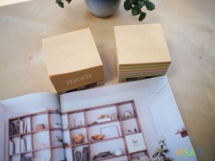 Блок самоклеящийся бумажный Stick`n 21816 76x76мм 400лист. коричневый Kraft Notes &quot;палета&quot;