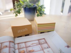 Блок самоклеящийся бумажный Stick`n 21816 76x76мм 400лист. коричневый Kraft Notes "палета"