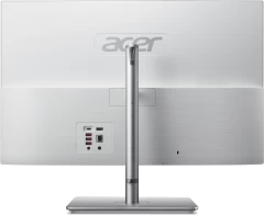 Моноблок Acer Aspire C27-195ES 27" Full HD Core Ultra 7 155U (1.7) 16Gb SSD512Gb Graphics CR Eshell GbitEth WiFi BT 65W клавиатура мышь Cam серебристый 1920x1080