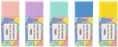 Ластик Deli EH02200 Macaron 50x20x11мм ассорти пласт.туб.