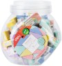 Ластик Deli EH02200 Macaron 50x20x11мм ассорти пласт.туб.