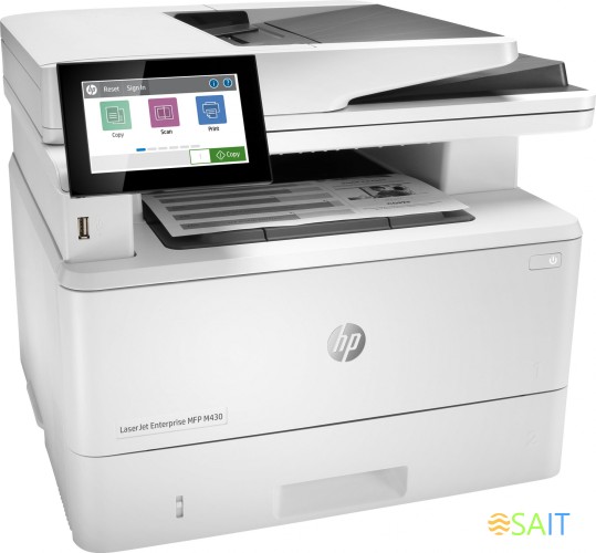 МФУ лазерный HP LaserJet Enterprise M430f (3PZ55A) A4 Duplex Net белый