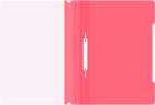 Папка-скоросшиватель Бюрократ -PS20PINK A4 прозрач.верх.лист пластик розовый 0.12/0.16