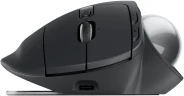 Трекбол Logitech Trackball MX Ergo S графитовый оптическая 2048dpi silent беспров. BT/Radio USB 8but (910-007263)