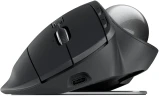 Трекбол Logitech Trackball MX Ergo S графитовый оптическая 2048dpi silent беспров. BT/Radio USB 8but (910-007263)