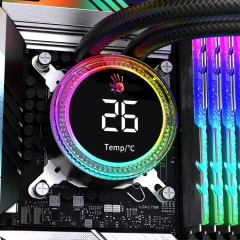 Система водяного охлаждения Bloody BD-LC360ARGB2 ARGB Soc-AM5/AM4/1151/1200/2066/1700 черный 4-pin 22-35dB Al+Cu 300W 1450gr Ret (BD-LC360ARGB2-BK)