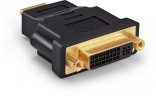 Переходник Buro DVI-I(f) HDMI (m) (HDMI-19M-DVI-I(F)-ADPT) черный