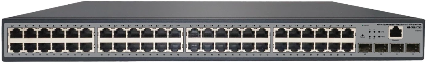 Коммутатор Origo OS3152 OS3152/A1A (L2) 48x1Гбит/с 4SFP управляемый