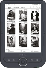 Электронная книга Digma luma 6" E-ink HD Pearl 1024x758 Touch Screen 600MHz/4Gb/microSDHC/подсветка дисплея темно-серый