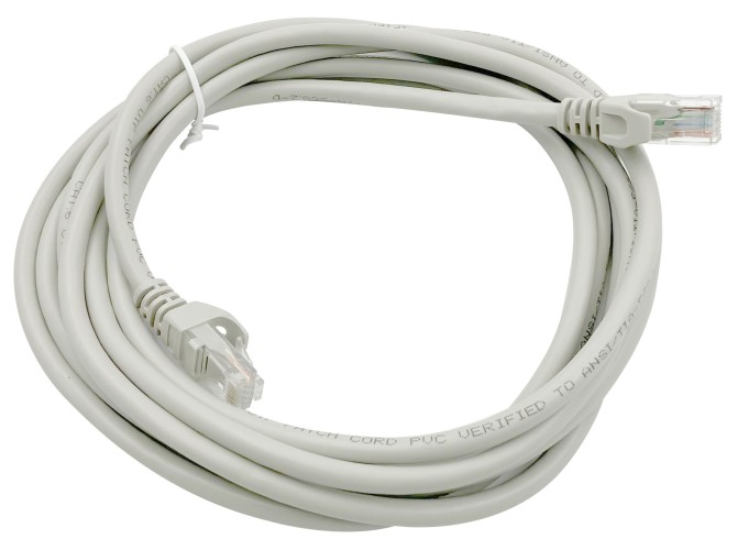 Патч-корд Buro UTP-6-3M-G UTP 4 пары cat.6 CCA molded 3м серый RJ-45 (m)-RJ-45 (m)