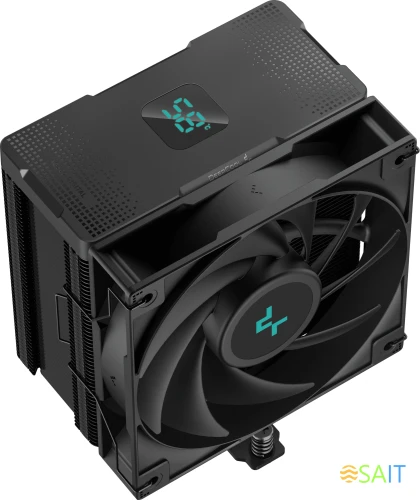 Устройство охлаждения(кулер) Deepcool AG500 Digital Soc-AM5/AM4/1200/1700/1851 черный 4-pin 29.4dB Al+Cu LCD 240W 845gr Ret (R-AG500-BKNDMN-G-2)