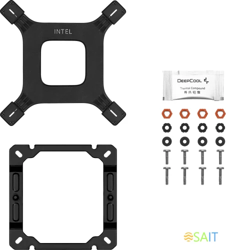 Устройство охлаждения(кулер) Deepcool AG500 Digital Soc-AM5/AM4/1200/1700/1851 черный 4-pin 29.4dB Al+Cu LCD 240W 845gr Ret (R-AG500-BKNDMN-G-2)